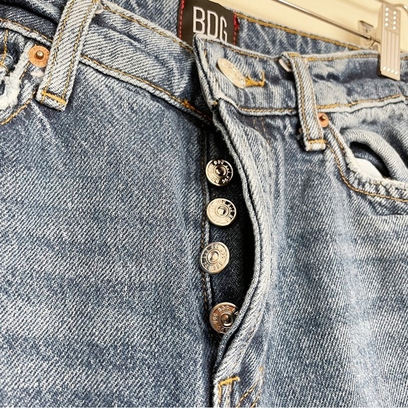 BDG High waist straight leg distressed jeans Sz 25 - Picture 5 of 8